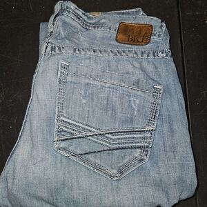 BKE Light Blue Fulton Bootcut Jeans